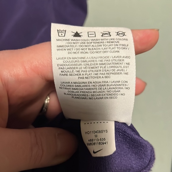 NIKE DRI FIT ZIP UP HOODIE JACKET / SWEATER - Picture 8 of 9